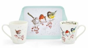 Wrendale Designs Snowy Day Mug and Tray Set