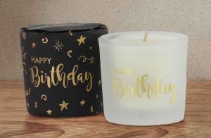 Say it with Scent Candle Happy Birthday