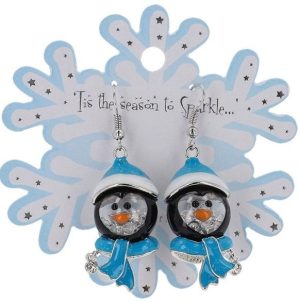 Xmas Novelty Earrings Penguin