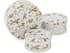 Cake Tins x 3 Forest Fable