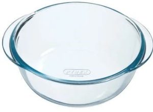 Pyrex Airfryer Dish + Handle Round 20 x 18cm