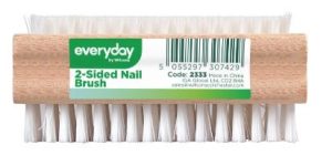 EVERYDAY BY WILSONS DOUBLE SIDED WOODEN NAIL BRUSH