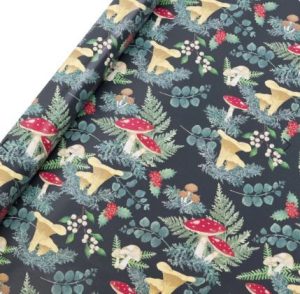 Forest Green Recycled Christmas Wrapping Paper – 3m
