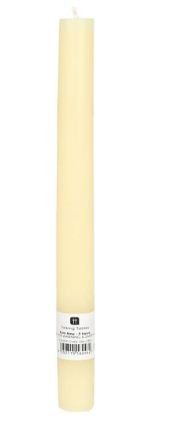 Cream Straight Dinner Candles