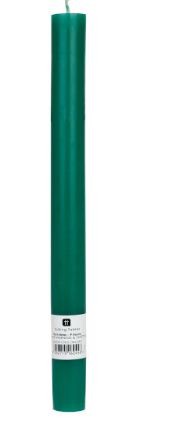 Green Straight Dinner Candles