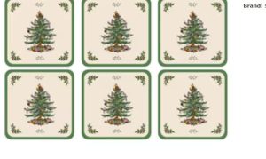 Spode Christmas Tree – Coasters Set Of 6
