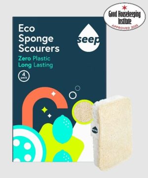 Seep Eco Sponge Scourers Pk 4