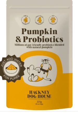 Hackney Dog House Pumpkin and Probiotics Powder 225g