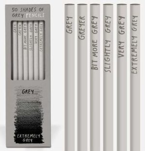 Pencil Set 50 Shades of Grey