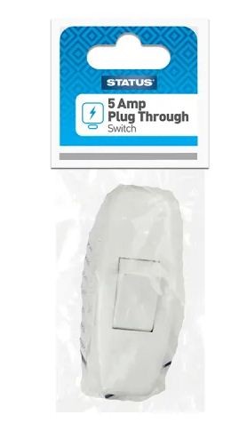 5 AMP TORPEDO SWITCH WHITE