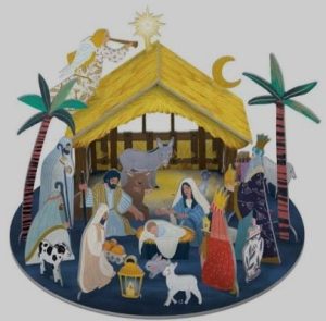 Away in a Manger Pop up Advent Calendar