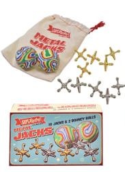 Traditional Retro Metal Jacks Game
