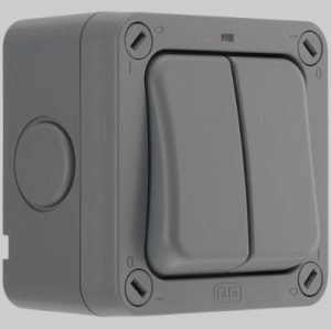 DOUBLE GANG OUTDOOR SWITCH