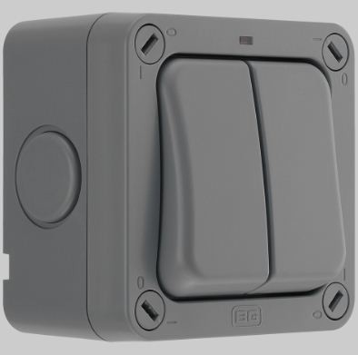 double gang outdoor switch