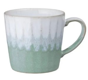 Denby Light Green Reactive Glaze Mug