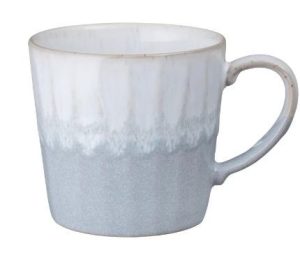 Denby Light Grey Reactive Glaze Mug