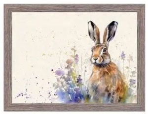 Lap Tray Meadow Hare
