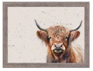 Lap Tray Highland Cow