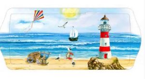 Long Drinks Tray Coastal