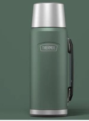Icon Handled Flask Rock Cap Green 1.2L