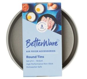 Betterware 71180 Air Fry Mini Dish Round x 4