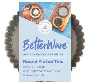 Betterware 71220 Air Fryer Mini Tart Dish x 4