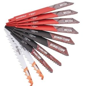 Faithfull 10 Piece Sabre Saw Blade Set