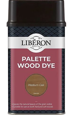 Liberon Palette Wood Dye Medium Oak 250ml