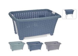Laundry Basket with Foldable Legs