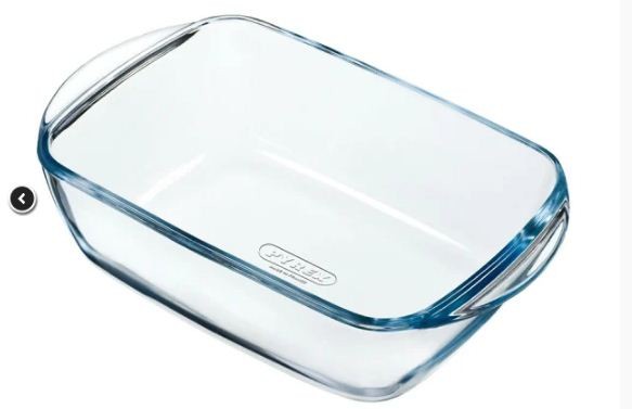 pyrex airfryer dish + handle square 25 x 22cm