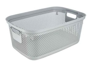 Bosse Laundry Basket 30L Silver