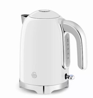 Swan Solace SK19026WHT 1.7L Stainless Steel Jug Kettle