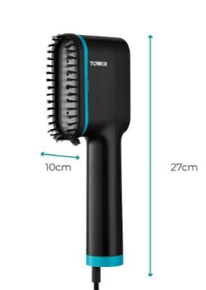 Tower T22038TL Ceraglide Handheld Garment Steamer – Black & Teal