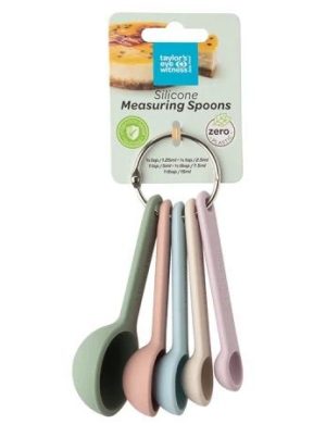 Silicone Measuring Spoon Set Muted 5 Piece LTS033MU