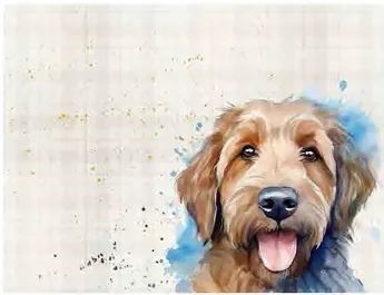 placemats x 6 playful puffins