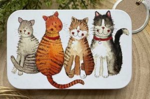 Marvellous Moggies Small Rectangle Tin