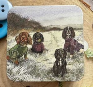 Winter Coats Square Tin
