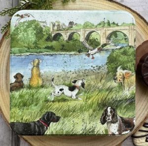 Along The River Large Square Tin