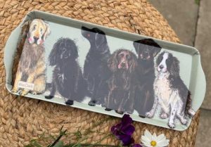 Dogs Medium Melamine Tray