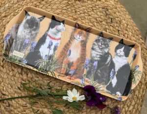 Cats Medium Melamine Tray