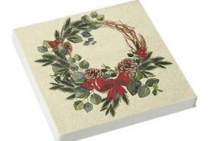 Natural Wreath Napkins