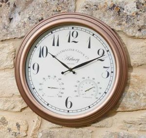 Astbury Wall Clock & Thermometer