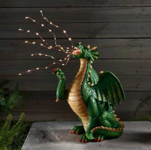 Drago Breath! Garden Ornament