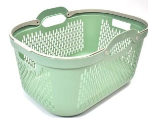 Signature Laundry Basket + Handles Sage/Mushroom