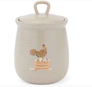 Ceramic Canister Hen House Lane Fresh Eggs 2650