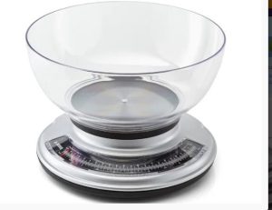 Kitchen Bowl Scales Transparent 5kg J406