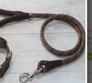 Primo – Olive Walkabout Dog Lead (120 x 2cm)