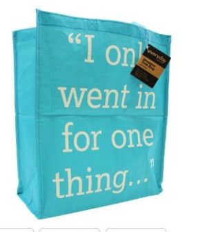 SHOPPER TOTE BAG ONE THING 35 X 41 X 18CM