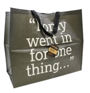 SHOPPER TOTE BAG ONE THING 57 X 48 X 29CM