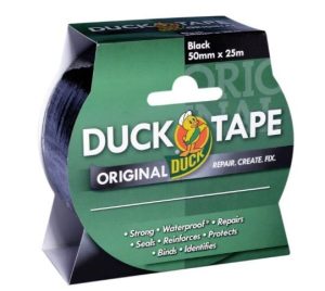 Original Duck Tape Black 50mm x 25m 211109